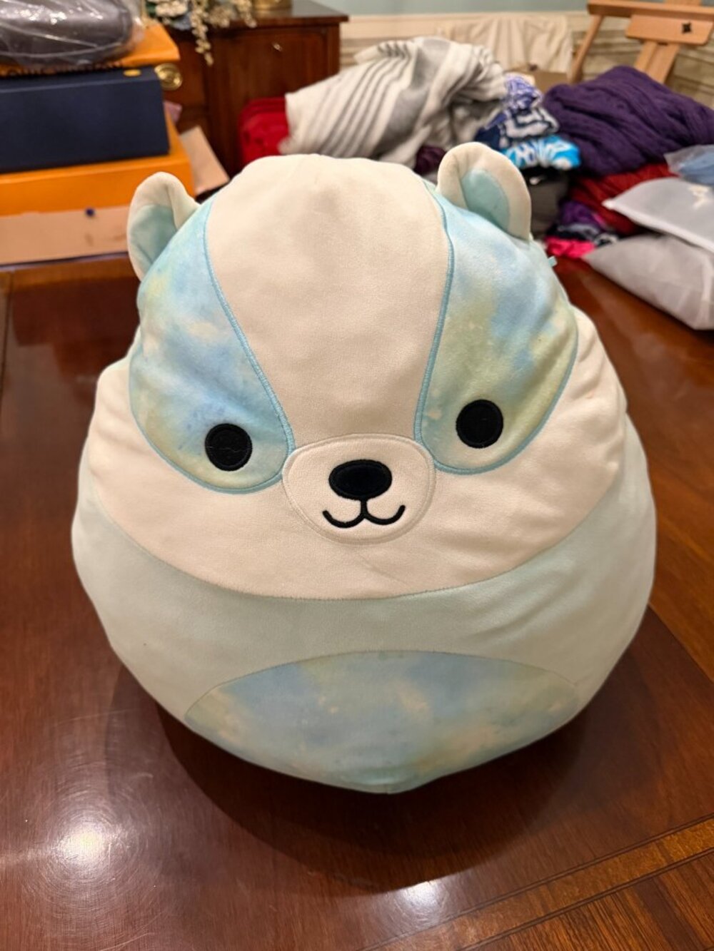 Squishmallows Banks Blue Badger 16-Inch Plush